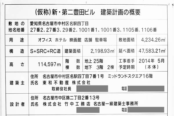 (仮称)新・第二豊田ビル