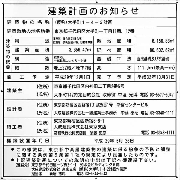 (仮称)丸紅新本社ビル新築工事