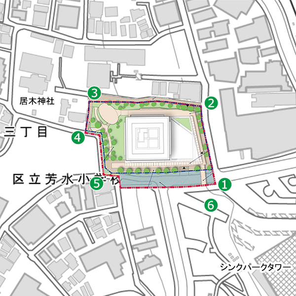 大崎駅西口F南地区第一種市街地再開発事業