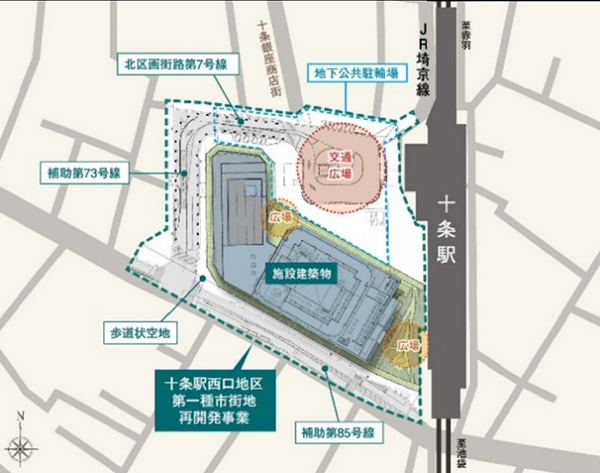 十条駅西口地区第一種市街地再開発事業