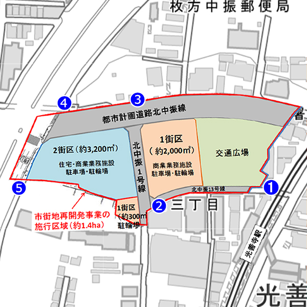 光善寺駅西地区第一種市街地再開発事業