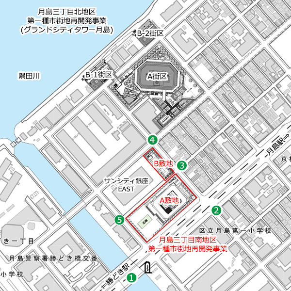 月島三丁目南地区第一種市街地再開発事業