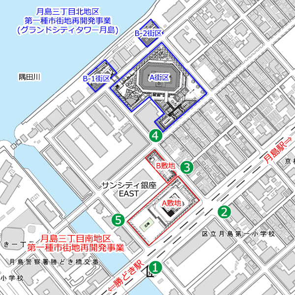 月島三丁目南地区第一種市街地再開発事業