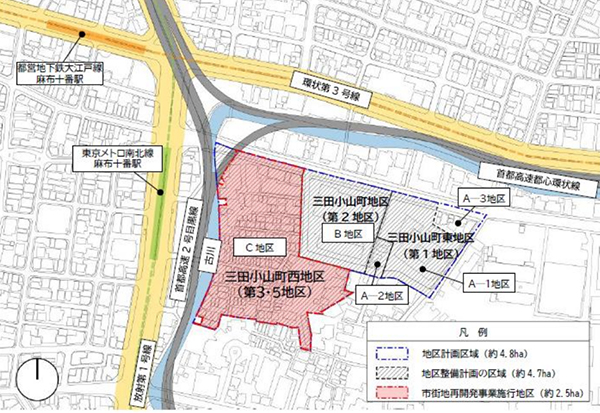 三田小山町西地区第一種市街地再開発事業