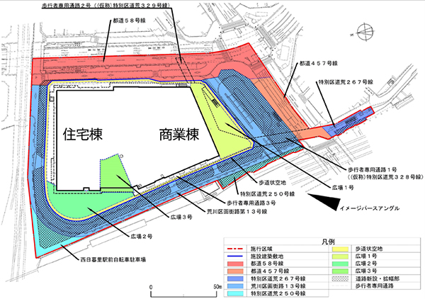 西日暮里駅前地区市街地再開発事業