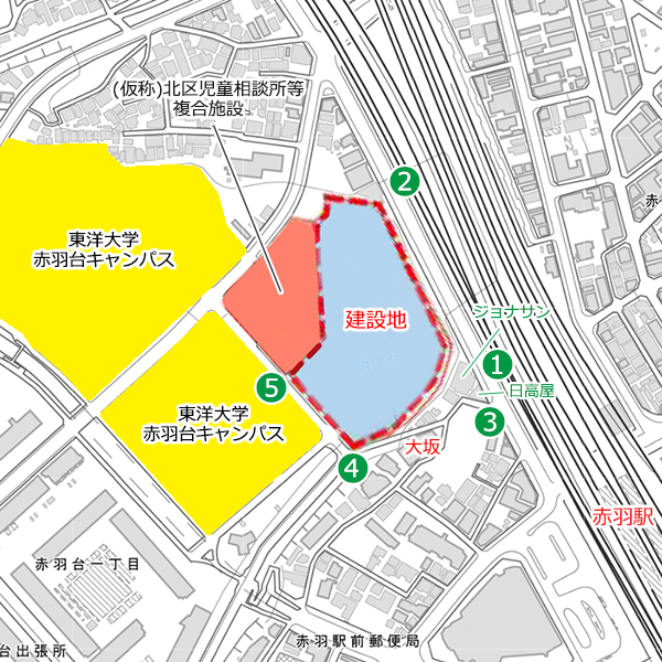 赤羽台ゲートウェイ計画／(仮称)北区赤羽台1丁目計画