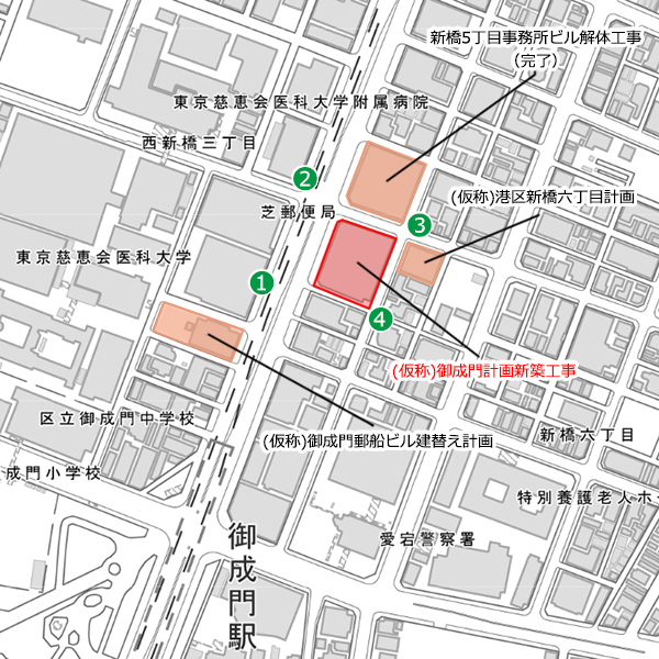 (仮称)御成門計画新築工事