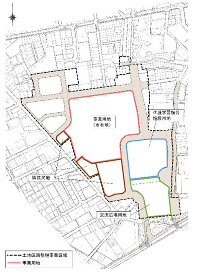 門真市幸福町・垣内町地区まちづくり用地活用事業