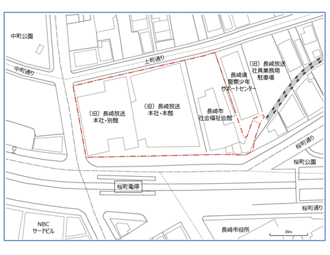 (仮称)NBC長崎放送本社跡地開発計画