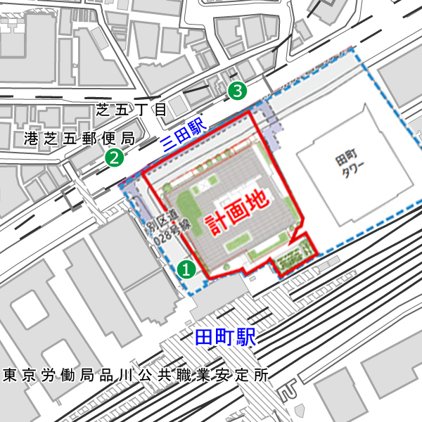 田町駅西口駅前地区開発事業