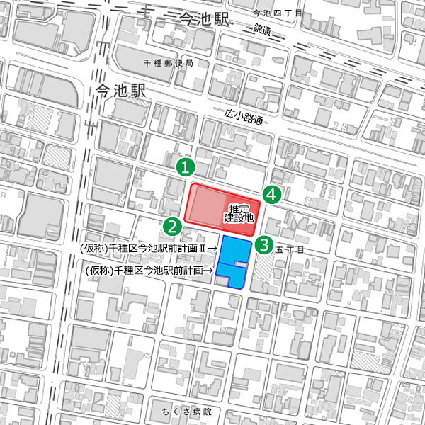 (仮称)名古屋市千種区今池五丁目計画
