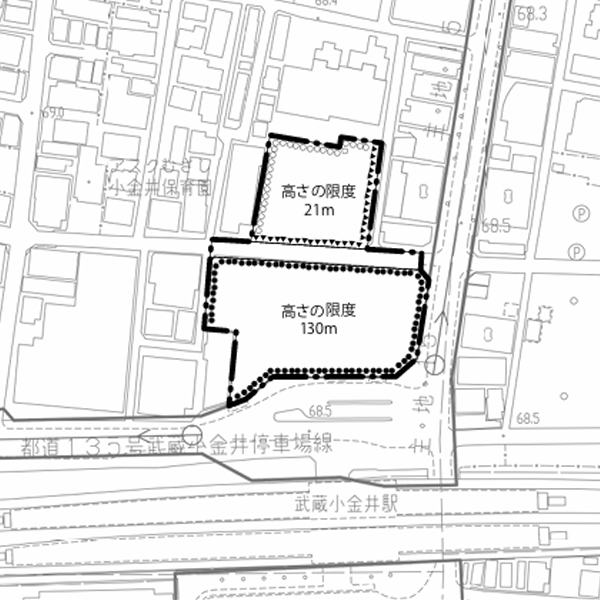 武蔵小金井駅北口駅前東地区再開発