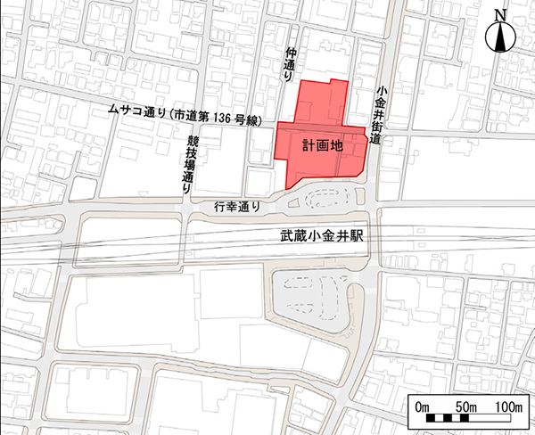 武蔵小金井駅北口駅前東地区再開発