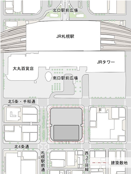 (仮称)札幌駅南口北4西3地区第一種市街地再開発事業