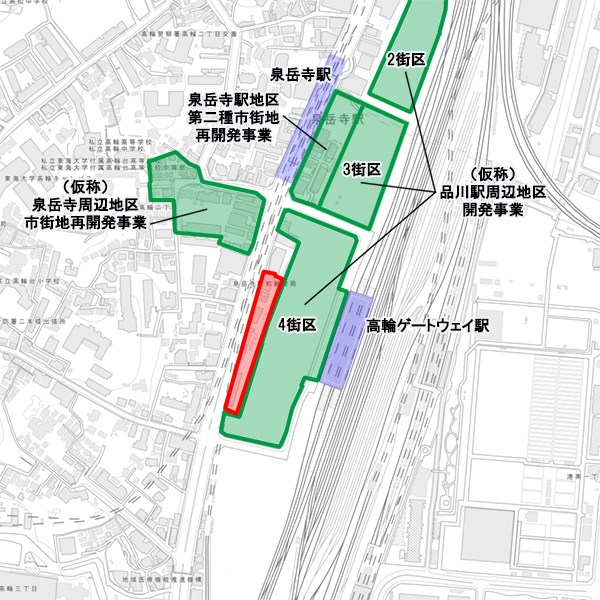 品川駅北周辺地区市街地再開発事業