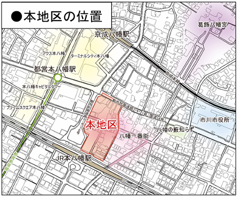 本八幡駅北口駅前地区第一種市街地再開発事業