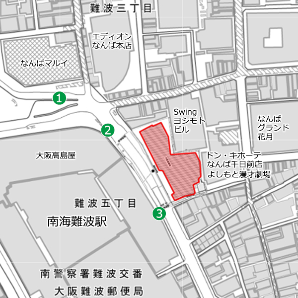 (仮称)難波千日前地点再開発プロジェクト新築工事