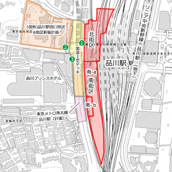 品川駅街区地区開発計画